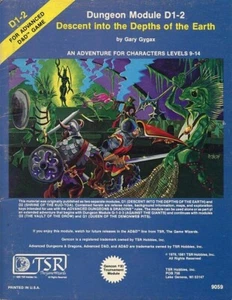 D1-2 DESCENT INTO THE DEPTHS OF EARTH VGC! Module D&D Dungeons Dragons AD&D D&D - Picture 1 of 2