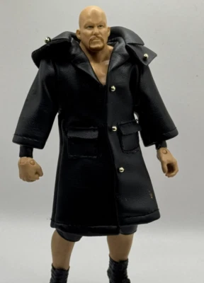 Trench coat grande WWE accesorio Mattel figura ropa 1/12 K7 Foto 1 de 2