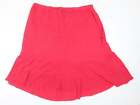 Bonmarche Womens Pink Cotton A-Line Skirt Size XL Drawstring