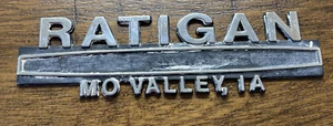 Missouri Valley Iowa RATIGAN MO VALLEY Auto Advertising Emblem Dealership Ford - Picture 1 of 2