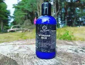 AFTERSHAVE BALM FOR MEN All Natural Lotion Manly paraben free 250 ml For Him - Picture 1 of 2