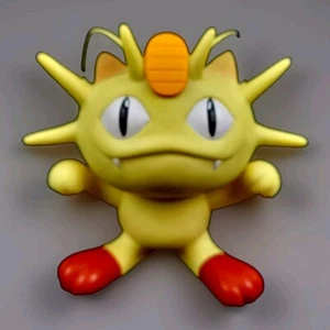 Figura Vinilo Suave Meowth Pokemon Deluxe DX Colección Tomy 1998 KM - Imagen 1 de 6