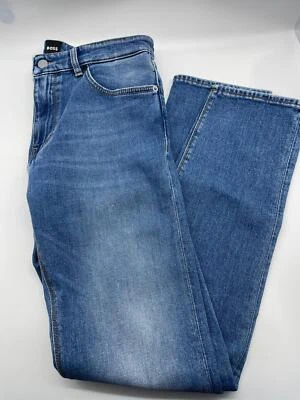 Jeans Vaqueros Boss Auténticos Modernos Calce Regular Azul 0029 Nuevos con Etiquetas Foto 1 de 3