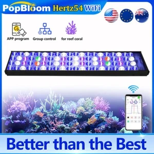 PopBloom Saltwater Aquarium Led Light Reef Light Led for 24" 60cm 2ft Coral Tank - Picture 1 of 14