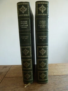 Charles Dickens Vintage 1968 Sketches By Boz 1 & 2 Centennial Edition - Picture 1 of 10
