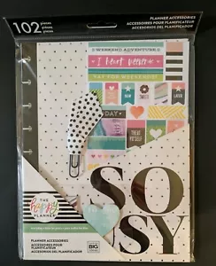 NEW! Me & My Big Ideas The Happy Planner So Busy 102 Pc Planner Accessories Kit - Picture 1 of 6