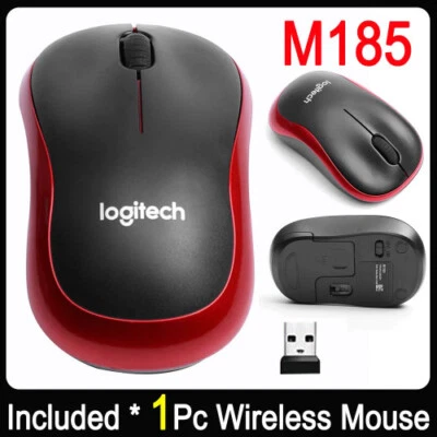 Wireless Mouse Esports 2.4GHz USB1000DPI 3 Buttons Optical Mouse Adjustable - Image 1 of 4