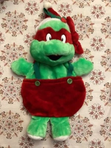 Vtg 90s TMNT Raphael Plush Christmas Gift Holder Stocking International Silver - Picture 1 of 3