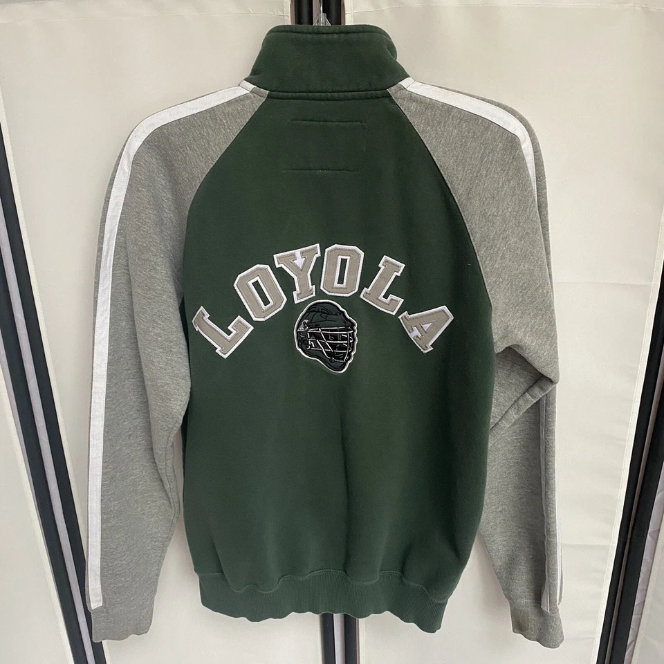 Loyola Lacross Vtg Champion Mens Small Full Zip To Or Womens L Double Sided D9 - Image 1 of 4