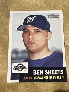 BEN SHEETS 2002 TOPPS HERITAGE NIGHT SP SHORT PRINT BASEBALL CARD # 99 - Picture 1 of 2