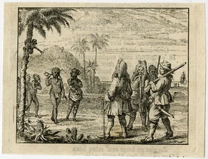 Antique Print-EMBLEM-COSTUME-CAPTAIN-NATIVE-EXPLORATION-Spinneker-Vinne-1758 - Picture 1 of 1