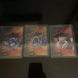 Lot (3) Of 1996-97 Leaf Fire On Ice Cards - Picture 1 of 4