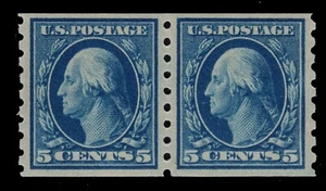 MOMEN: US BRIEFMARKEN #396 SPULENPAAR NEUWERTIG OG NH SEHR GUTER ZUSTAND + SET #85791 ** - Bild 1 von 2