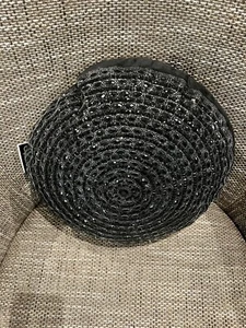 Sparkles Home Rhinestone Gatsby Pillow Round Crystal Decorative Throw Jeweled - Picture 1 of 13