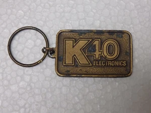 Vintage American K40 Electronics KEYRING Elgin Illinois  - Picture 1 of 8