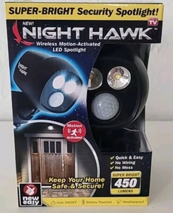Ontel Night Hawk - Super Bright 450 Lumen LED Outdoor Indoor Security Spotlight - Picture 1 of 2