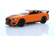 2021 Ford Mustang Shelby GT500 Sports Muscle Car 1:64 Scale Diecast Model Orange