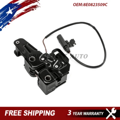 Front Bonnet Lid Lock w/ Safety Latch Catch 2003-2008 for Audi A4 1.8L 3.0LQuatt - Image 1 of 4