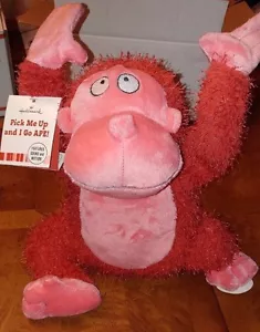 Hallmark Pick Me Up and I Go Ape! Valentine 12 Zoll Plüsch - singt - Bild 1 von 2