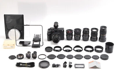 COMPLETED CLA'D [MINT] MAMIYA 7II 6 LENS 43 50 65 80 150 210 FINDER From JAPAN - Image 1 of 4