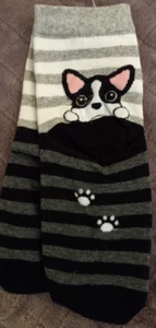 Boston Terrier Socks Dog~Womens Girls Unisex~Coco & Hana - Picture 1 of 2