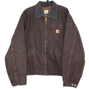 Chaqueta de Colección Carhartt Para Hombres 2XLT Detroit Lona Pato Forrada J97DKB O884 - Imagen 1 de 7