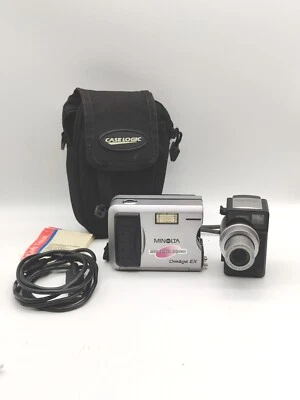 Minolta Dimage EX Zoom 1500 Digital Still Camera RARE* COMPLETE Memory Card Exc - Image 1 of 4