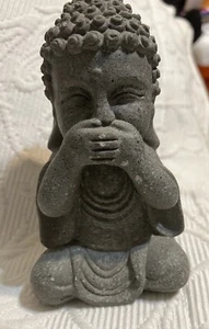 2.7" Wood Carving Small Buddha Buddha Buddha Handlepiece Handicraft Decoration - Picture 1 of 5