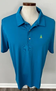 Chubbies Shirt Mens Stretch Sz XXL Golf The Moroccan Night Performance Polo Blue - Picture 1 of 3