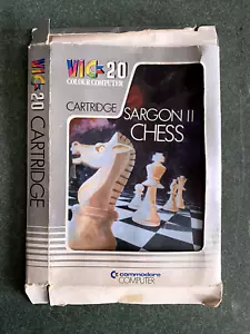 Sargon II Chess (2) VIC 20 Colour - Box and Manual ONLY - NO GAME - Fair Cond - Picture 1 of 6