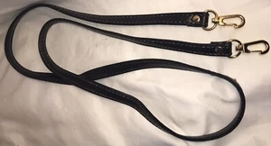 Black Replacement Purse Leather Strap Handle Shoulder Crossbody Handbag Bag 49” - Picture 1 of 4