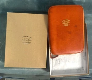 The Superior Labor Leather Zipper Notepad Wallet Organizer Made In Japan - Picture 1 of 6
