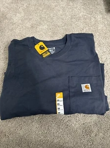 Carhartt Mens WorkWear T-Shirt Short Sleeve Pocket T-Shirt Heavyweight XXL - Picture 1 of 5