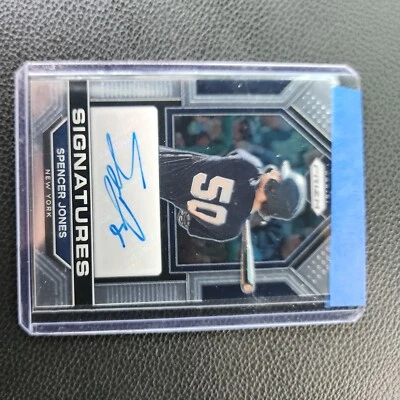 2023 Panini Prizm Signatures Auto Autograph Spencer Jones SIG-SJ - Image 1 of 2