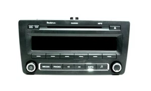 AUTORADIO RADIO CD MP3 SKODA OCTAVIA II 1Z3 BJ 2012  RADIO 1Z0035161F - Bild 1 von 9