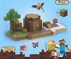 Magnetic My World Building Blocks Wooden House Set *192 Pcs* (Like Minecraft)