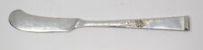 REED & BARTON STERLING SILVER CLASSIC ROSE FLAT HANDLED BUTTER SPREADER # DBW 