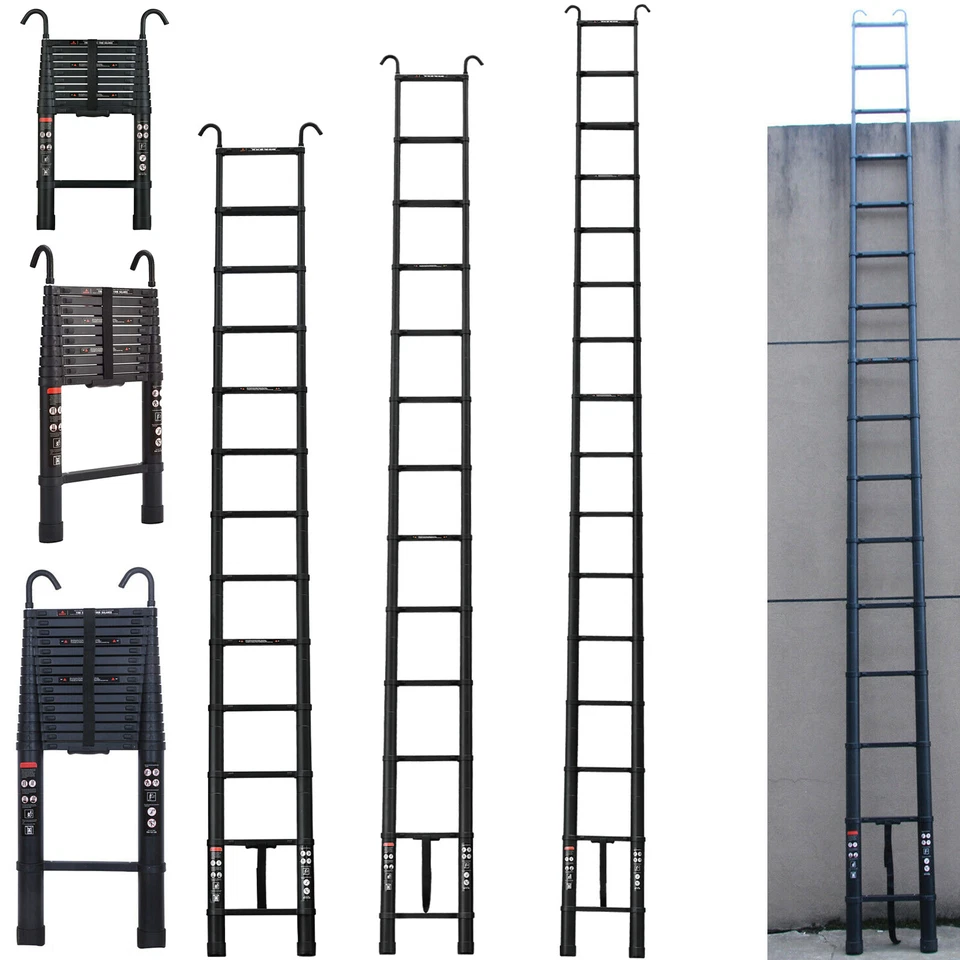 Chelle t lescopique crochet de toit robuste chelle crochet d tachable 6.2M 3.8M  - Photo 1/4