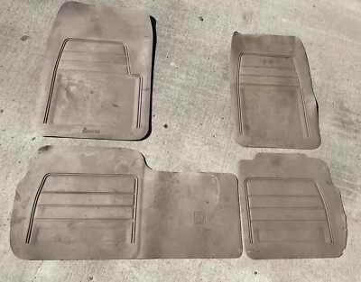 Tapetes de assoalho de cabine estendida 1988-1998 GM Chevy GMC C K 1500 2500 opção de fábrica OEM - Imagem 1 de 4