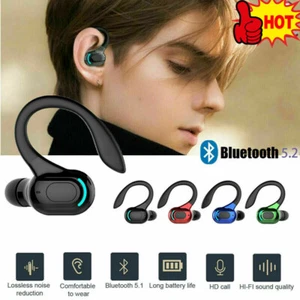 Bluetooth 5.2 Headset Wireless Earbuds Earphones Stereo Headphones Ea Gift - Picture 1 of 21