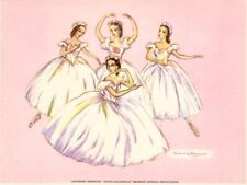 Brownie Downing  Prints from the 60's  series of 6  ballerinas