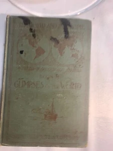 Antiquarian Book , The World & It's People Book 2 Glimpses Of The World, 1889 - Imagen 1 de 12