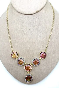 Kirks Folly Mystic Goddess Petite Seaview Necklace - Goldtone - NWT - Picture 1 of 13