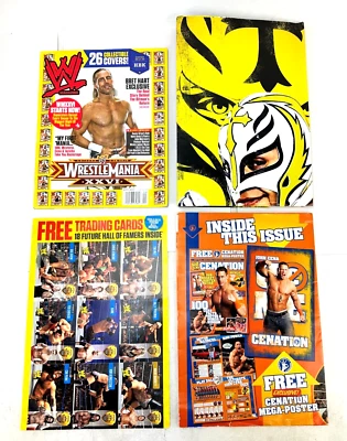 LOTE DE TARJETAS COLECCIONABLES WWE EFÍMERAS CARTEL REY MYSTERIO 2010 Foto 1 de 4