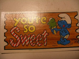 SCHTROUMPF SMURF SCHLUMPF 1982 Traiding Card USA Carte TOPPS SUPERCARD n°30 - Picture 1 of 2