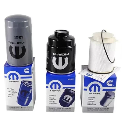 2013-2018 RAM 2500 3500 4500 5500 6.7L DIESEL OIL FUEL FILTER KIT MOPAR GENUINE - Image 1 of 3