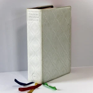 St. Joseph Daily Missal & Hymnal White Vinyl Cover Illustrated VTG 1966 - Picture 1 of 8