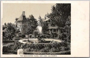 C1900s SAN JOSE, California Postal "WINCHESTER PLACE" Casa Misteriosa / Sin Usar - Imagen 1 de 2
