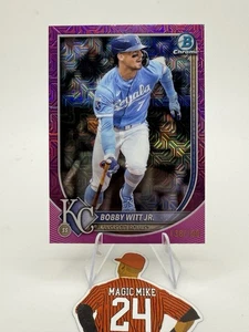 Bobby Witt Jr. 2025 Bowman Chrome #7 Pink Mojo Refractor /199 KC Royals - Picture 1 of 2