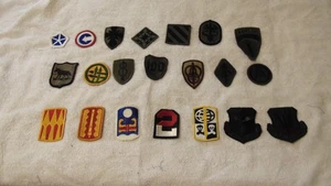 LOT OF 21 DIFFERENT VINTAGE OR RARE MILITARY PATCHES; LOT # 4 - Picture 1 of 10